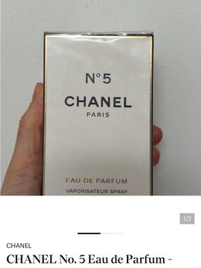 CHANEL No.5 Eau De Perfume New Sealed Sz 100 ml